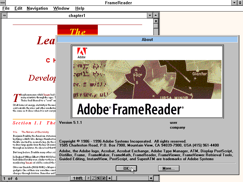 Adobe FrameReader 5.1.1
